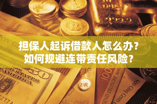 北京担保人起诉借款人怎么办？如何规避连带责任风险？